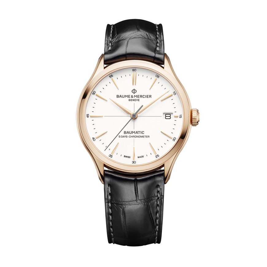 Clifton Baumatic 18k Pink Gold Automatic